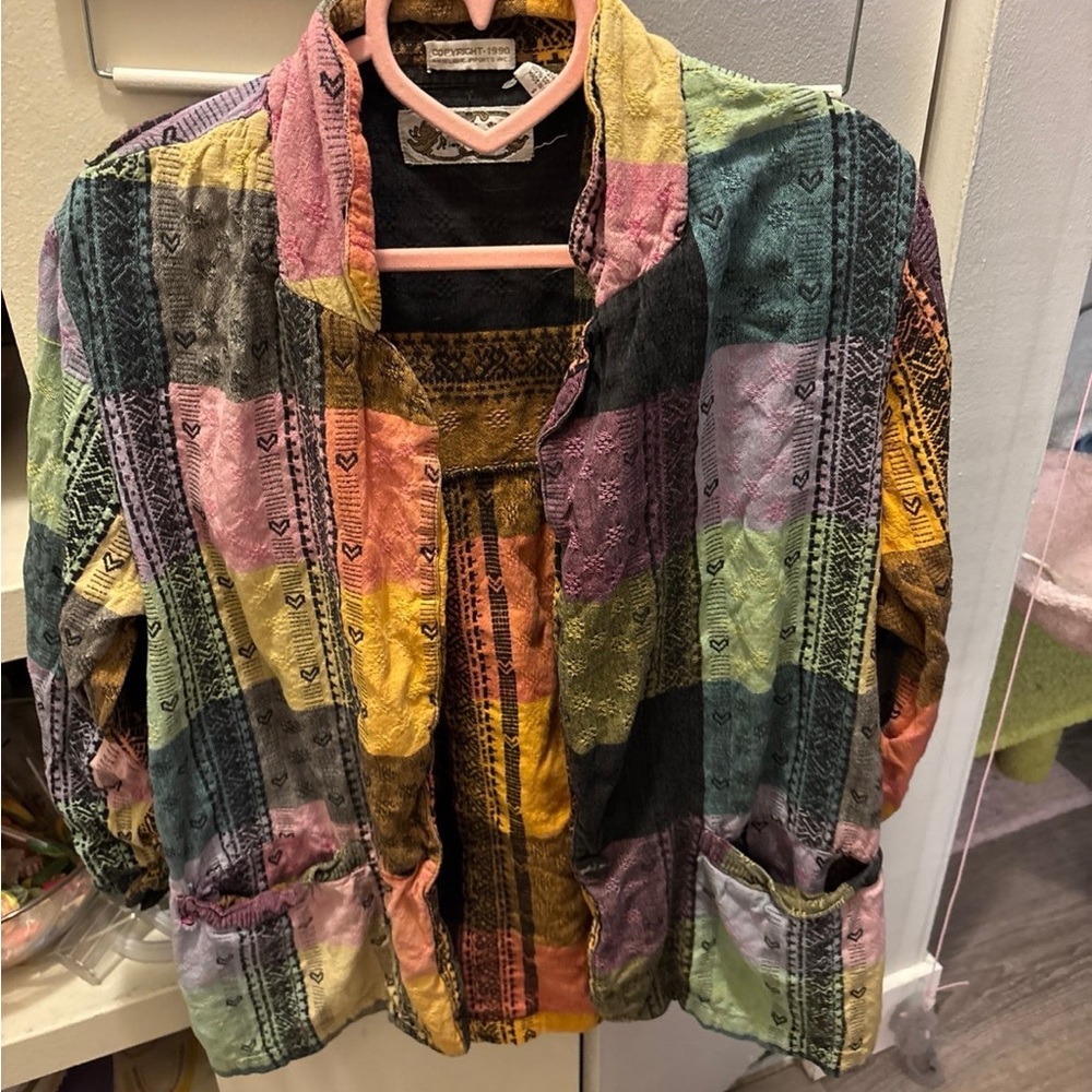 Multicolor Patchwork Jacket